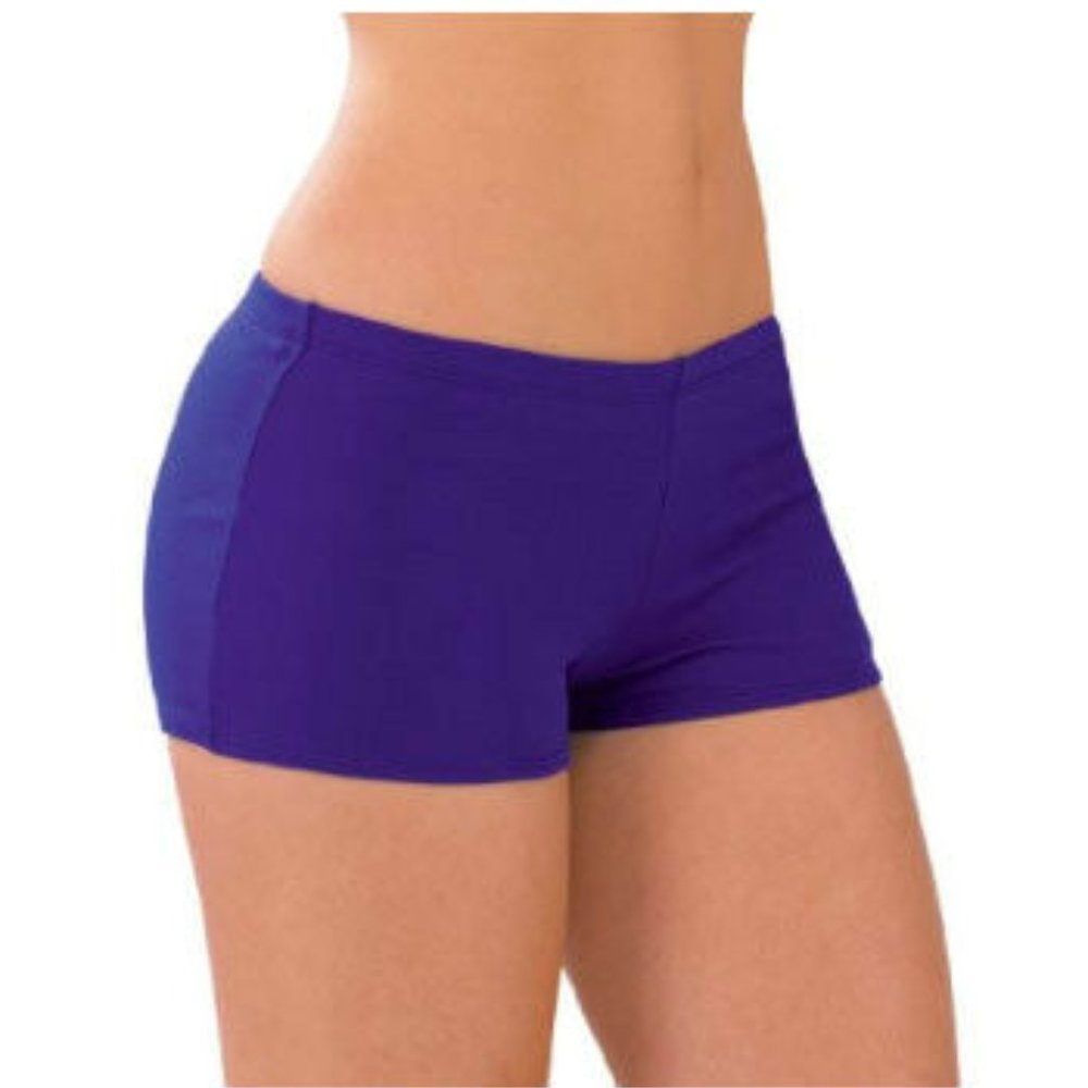 Body Wrappers 607 Women's Size Medium (8-10) Violet Purple Hot Short Panty